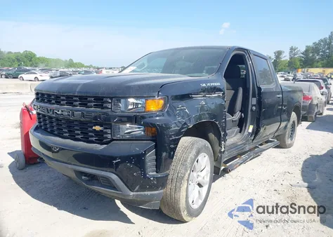 2019 Chevrolet Silverado 1500 Custom z USA, uszkodzony, nr VIN 3GCPWBEH7KG268677
